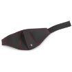 Racing Car Seat Safety Belt Buckle Limiter Guard - Leather Red Line - 1