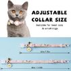 AirTag Tracker Silicone Cover Daisy Pet Collar with Bell (Purple) - 3