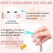 AirTag Tracker Silicone Cover Daisy Pet Collar with Bell (Purple) - 5