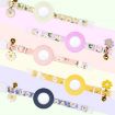 AirTag Tracker Silicone Cover Daisy Pet Collar with Bell (Pink) - 2