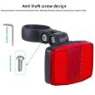AirTag Locator Reflective Taillight Bike Bracket Anti-Theft (White) - 9