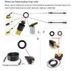 20pcs Seal O-Ring Set for Karcher K2-K7 High Pressure Washers - 3