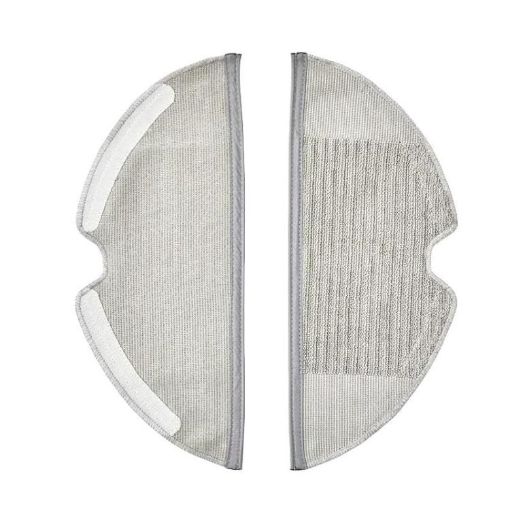 Mop Pads for Xiaomi Mijia 1C/2C/1T Robot Vacuum - 2 Pack (Gray) - 1