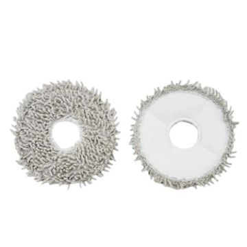 Mop Pads for Ecovacs DEEBOT X1/T10 Turbo - 2 Pack (Gray) - 1