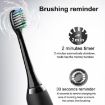 Sarmocare S100 Sonic Electric Toothbrush, 8 Heads, IPX7 Waterproof, Black - 6