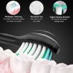 Sarmocare S100 Sonic Electric Toothbrush, 8 Heads, IPX7 Waterproof, Black - 7
