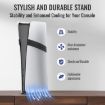 PS5/PS5 Slim/Pro Console Vertical Stand Non-Slip Base Gray - 4