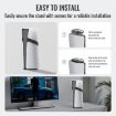 PS5/PS5 Slim/Pro Console Vertical Stand Non-Slip Base Gray - 7