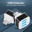 3-Port USB 2.0 Hub Expander - Gold - 4