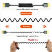 8K 60Hz HDMI 2.1 Spring Cable 0.5m Mini HDMI Right Bend - 7