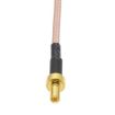 30cm F Male to CRC9 Male Coaxial RF Cable RG316 Jumper  - 2