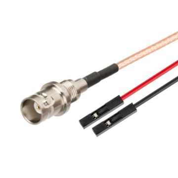 BNC Female to Dual DuPont Female RG316 RF Extension Cable 0.5m Adapter - 1