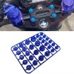 E-Bike Motorcycle Hexagonal Screw Cap Titanium Decoration (Blue) - 2