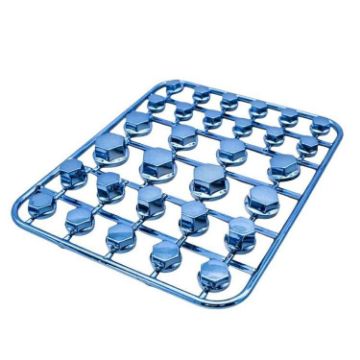 Blue Motorcycle Scooter Screw Cover Decorative Cap - Modification Parts - 1