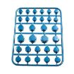 Blue Motorcycle Scooter Screw Cover Decorative Cap - Modification Parts - 3