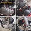 Red Motorcycle Scooter Screw Cover Decorative Cap - Modification Parts - 9