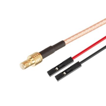 SMB Male to Dual DuPont Female RG316 RF Extension Cable 0.3m Adapter - 1