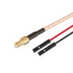 SMB Male to Dual DuPont Female RG316 RF Extension Cable 0.5m Adapter - 1