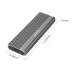 Blueendless 2818SN M.2 NVMe/SATA Dual-Protocol Hard Disk Box Type-C to USB-A - 3