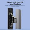 Blueendless 2818SN M.2 NVMe/SATA Dual-Protocol Hard Disk Box + Cable - 6