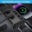Gurxun Dual Display Car Inverter 110V with USB & Type-C Brazil Plug - 2
