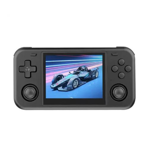 O30S 3.5" IPS Screen Handheld Game Console, Linux, 64G Memory, Black - 1