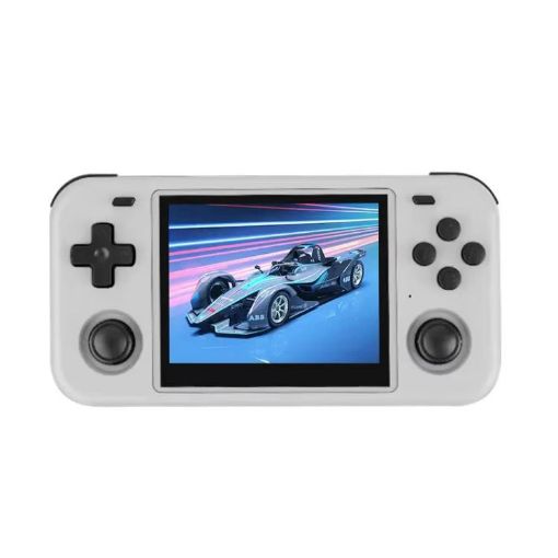 O30S 3.5" IPS Screen Open Source Handheld Console 128G Linux White - 1