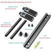 FinalCool Aluminum Alloy Graphics Card Bracket Holder, 8cm, Silver - 5