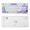 Ajazz AK820 Pro Wireless Bluetooth Mechanical Keyboard, Gift Axis Purple - 2