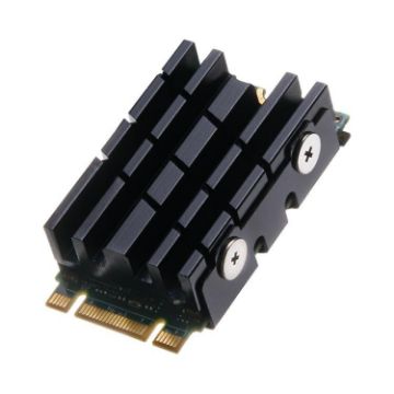 FinalCool M.2 2242 SSD Heat Sink Aluminum Radiator - Black - 1