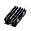 FinalCool M.2 2242 SSD Heat Sink Aluminum Radiator - Black - 2
