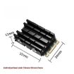 FinalCool M.2 2242 SSD Heat Sink Aluminum Radiator - Black - 8