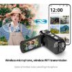 4K WiFi Night Vision Camera with Fill Light - Black | HD Digital Video - 6