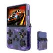 R36S Retro Handheld Game Console 64G Linux 3.5" Screen Clear Purple - 1