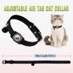 Waterproof Leather Pet Collar for AirTag Tracker - Anti-Lost Cat Locator (Red) - 3