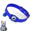 Waterproof Leather Pet Collar for AirTag Tracker - Anti-Lost Cat Locator - 1