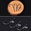 10pcs Crooked Mouth Barbed Sea Fishing Hooks 3/0 Lure Hanging Shrimp - 8