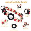 Waterproof Silicone AirTag Pet Collar Case for Cats & Dogs, Size M, Purple - 3