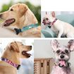 Waterproof Silicone AirTag Pet Collar Case for Cats & Dogs, Size M, Purple - 7