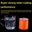 Meirenyu 500m Orange Semi-floating Nylon Fishing Line, Size 2.0 - 5