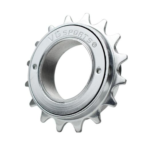 VG SPORTS 16T Silver Stroller Scooter Bicycle Single Speed Flywheel - 1