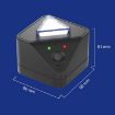 XY-005 Indoor 360 Sonic Mouse & Insect Repeller, EU Plug, Black - 3