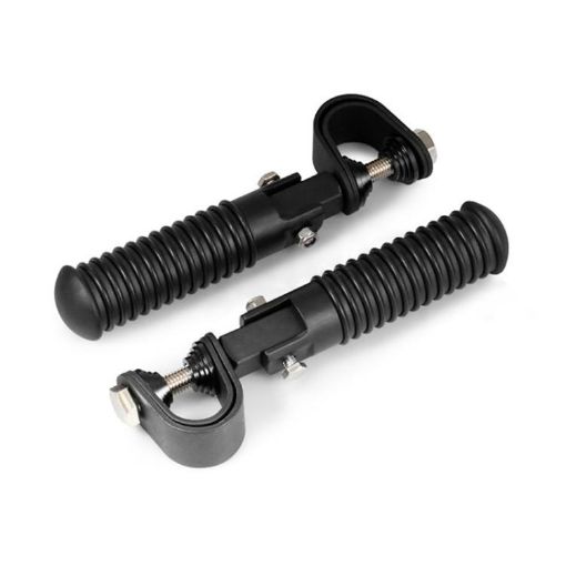 Harley Motorcycle Footpegs Foot Guard Spike Pedals Black Modification - 1