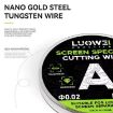 LUOWEI 500M Steel Wire for Cell Phone Screen Separation, 0.02mm Spec - 3