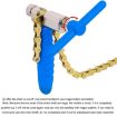 Mountain Bicycle Chain Cutter Tool - Steel Chain Release (Blue) - 9
