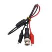 BNC Male to 2 Crocodile Clip Oscilloscope Probe Cable 0.5m Q9 Test - 1