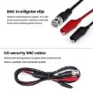 BNC Male to 2 Crocodile Clip Oscilloscope Probe Cable 0.5m Q9 Test - 7