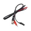 BNC Male to 2 Crocodile Clip Oscilloscope Probe Cable 1m Q9 Test Cable - 1