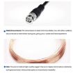 BNC Male to Dual Crocodile Clip Oscilloscope Probe Cable 1.5m Q9 Test - 8