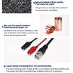 BNC Male to Dual Crocodile Clip Oscilloscope Probe Cable 1.5m Q9 Test - 9